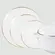 Aparelho de Jantar 41 Peças Porcelana Schmidt - Dec. Filetado Ouro Itamaraty 0010