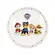 Prato Sobremesa Porcelana Schmidt - Dec. Patrulha Canina E611