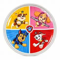 Prato Sobremesa Porcelana Schmidt - Dec. Patrulha Canina E612