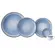 Aparelho Jantar e Café 20 Peças Porcelana Schmidt - Dec. Esfera Azul Celeste 2414