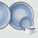 Aparelho Jantar e Café 20 Peças Porcelana Schmidt - Dec. Esfera Azul Celeste 2414