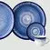 Aparelho Jantar e Café 20 Peças Porcelana Schmidt - Dec. Esfera Azul 2413