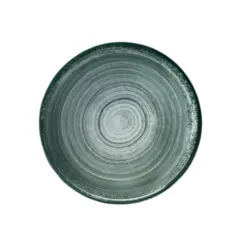 Prato Fundo Porcelana Schmidt - Dec. Esfera Verde 2418