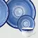 Aparelho Jantar Chá e Café 42 Peças Porcelana Schmidt - Dec. Esfera Azul 2413