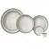 Aparelho Jantar e Café 30 Peças Porcelana Schmidt - Dec. Esfera Cinza 2416