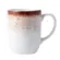 Caneca Porcelana Schmidt - Dec. Esfera Marrom 2415