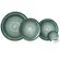 Aparelho Jantar e Café 30 Peças Porcelana Schmidt - Dec. Esfera Verde 2418