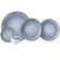 Aparelho Jantar e Chá 20 Peças Porcelana Schmidt - Dec. Esfera Azul Celeste 2414