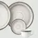 Aparelho Jantar e Café 20 Peças Porcelana Schmidt - Dec. Esfera Cinza 2416