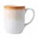 Caneca Porcelana Schmidt - Dec. Esfera Mostarda 2417
