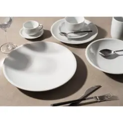 Aparelho Jantar e Chá 30 Peças Porcelana Schmidt - Dec. Artesanal 2412
