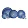 Aparelho Jantar Chá e Café 28 Peças Porcelana Schmidt - Dec. Esfera Azul 2413