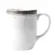 Caneca Porcelana Schmidt - Dec. Esfera Cinza 2416