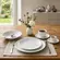 Aparelho Jantar Chá e Café 42 Peças Porcelana Schmidt - Dec. Artesanal 2412