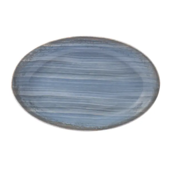 Travessa Rasa 21cm Porcelana Schmidt - Dec. Esfera Azul Celeste 2414