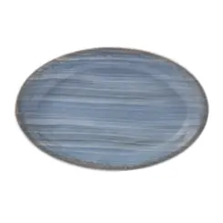Travessa Rasa 21cm Porcelana Schmidt - Dec. Esfera Azul Celeste 2414