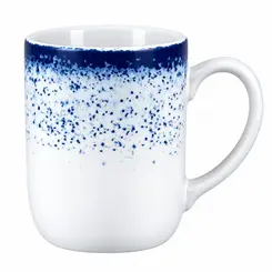 Caneca Porcelana Schmidt - Dec. Esfera Azul 2413