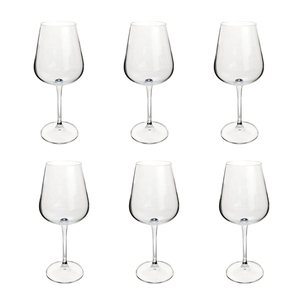 Jogo 6 Taças Vinho Branco em Cristal Ecológico Xtra 360 ml Bohemia
