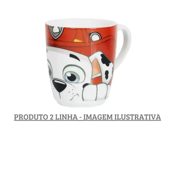 Caneca Marshall Porcelana Schmidt - Dec. Patrulha Canina E613 2ª Linha