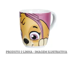 Caneca Skye Porcelana Schmidt - Dec. Patrulha Canina E615 2ª Linha