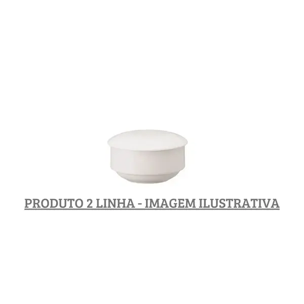 Bowl com Tampa Porcelana Schmidt - Mod. Protel 073 2 ª Linha