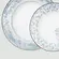 Aparelho com Bowl e Caneca 16 Peças Porcelana Schmidt - Dec. Sensile Blu 2424