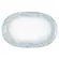 Travessa Rasa Oval 36cm Porcelana Schmidt - Dec. Sensile Blu 2424