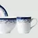 Aparelho com Bowl e Caneca 16 Peças Porcelana Schmidt - Dec. Nevoa 2420