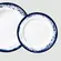 Aparelho Jantar e Chá 30 Peças Porcelana Schmidt - Dec. Nevoa 2420