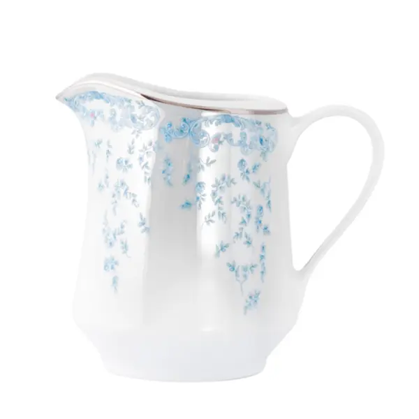 Leiteira Porcelana Schmidt - Dec. Sensile Blu 2424