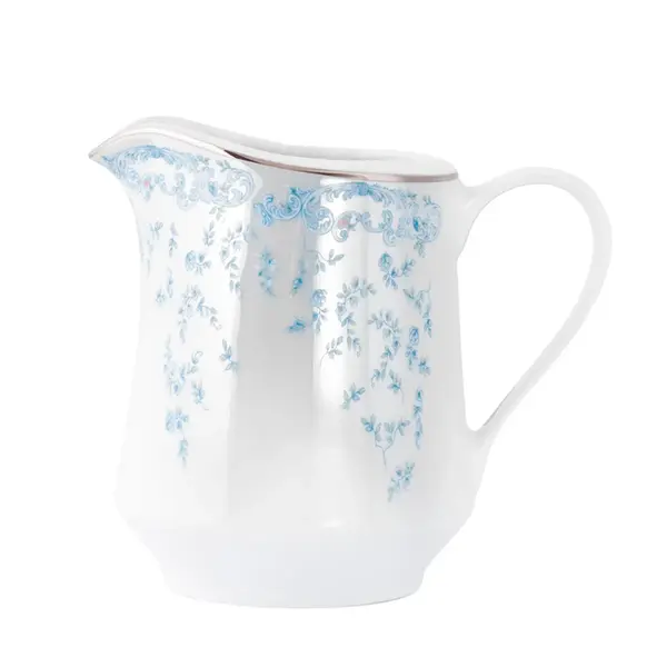 Leiteira Porcelana Schmidt - Dec. Sensile Blu 2424