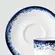 Conjunto com 6 Xícara Chá com Pires Porcelana Schmidt - Dec. Nevoa 2420