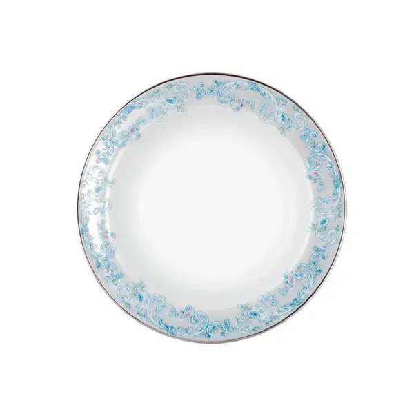 Prato Fundo Porcelana Schmidt - Dec. Sensile Blu 2424