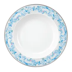 Prato Fundo Porcelana Schmidt - Dec. Sensile Blu 2424
