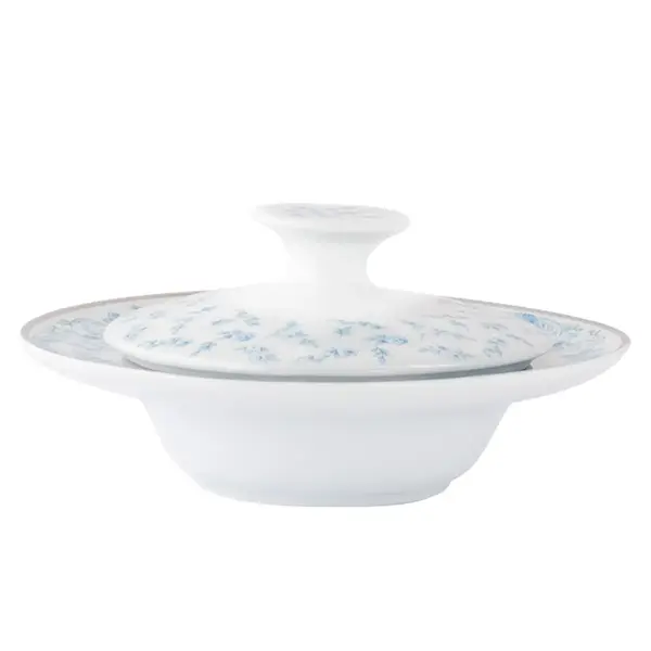 Manteigueira Porcelana Schmidt - Dec. Sensile Blu 2424