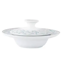 Manteigueira Porcelana Schmidt - Dec. Sensile Blu 2424
