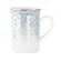 Caneca Porcelana Schmidt - Dec. Sensile Blu 2424