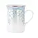 Caneca Porcelana Schmidt - Dec. Sensile Blu 2424