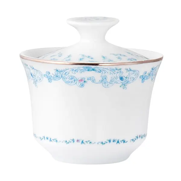 Açucareiro Porcelana Schmidt - Dec. Sensile Blu 2424