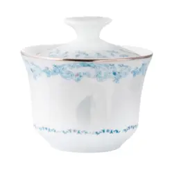 Açucareiro Porcelana Schmidt - Dec. Sensile Blu 2424