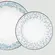 Aparelho Jantar e Chá 20 Peças Porcelana Schmidt - Dec. Sensile Blu 2424