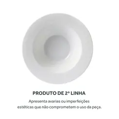 Prato Risoto com Aba Porcelana Schmidt - Mod. Itamaraty 292 2ª Linha