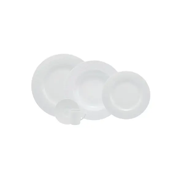 Aparelho Jantar e Café 30 Peças Porcelana Schmidt - Mod. Artico 243