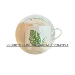 Xicara Chá 200ml Porcelana Schmidt - Dec Tropical 2º LINHA