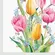 13317030 GUARDANAPO TULIPS BOUQUET FSC MIX