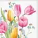 13317030 GUARDANAPO TULIPS BOUQUET FSC MIX
