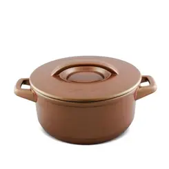 Panela de Cerâmica Duo Cobre com Tampa