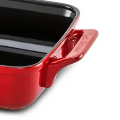 Assadeira De Cerâmica Retangular Clear Pomodoro