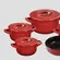 Conjunto 5 Panelas de Cerâmica Duo Pomodoro