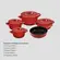 Conjunto 5 Panelas de Cerâmica Duo Pomodoro